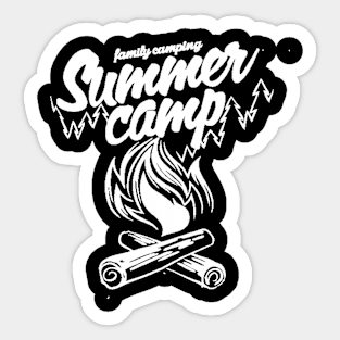 Camping with the family - Camping Sticker